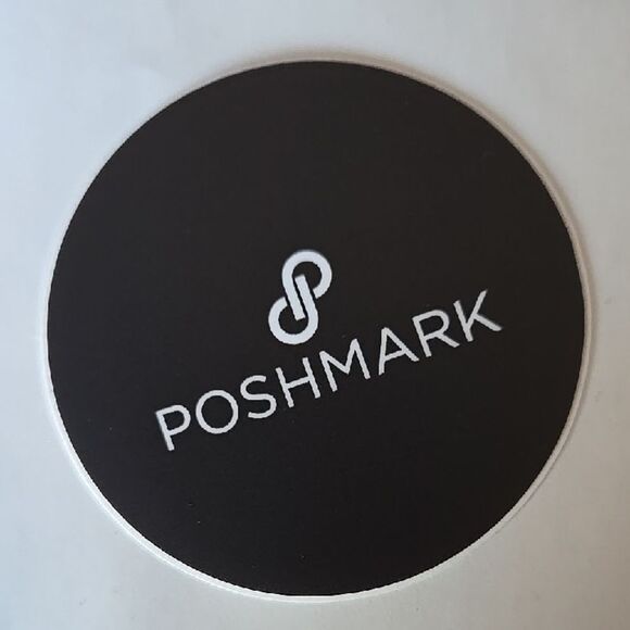 Poshmark Logo Sticker Poshmark logo spellout sticker positively posh office sell - Picture 3 of 9